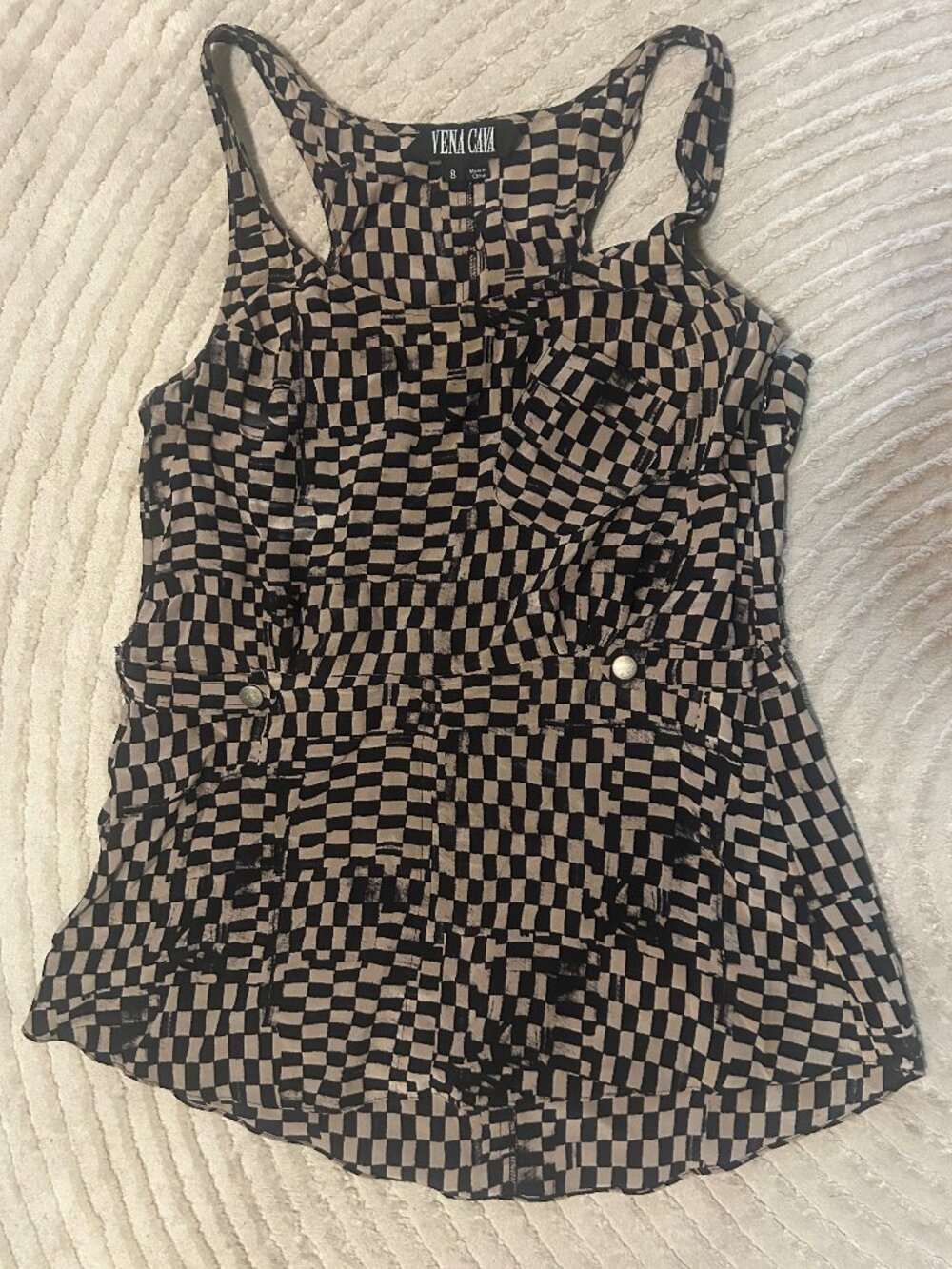 Vena Cava Sleeveless Silk Top